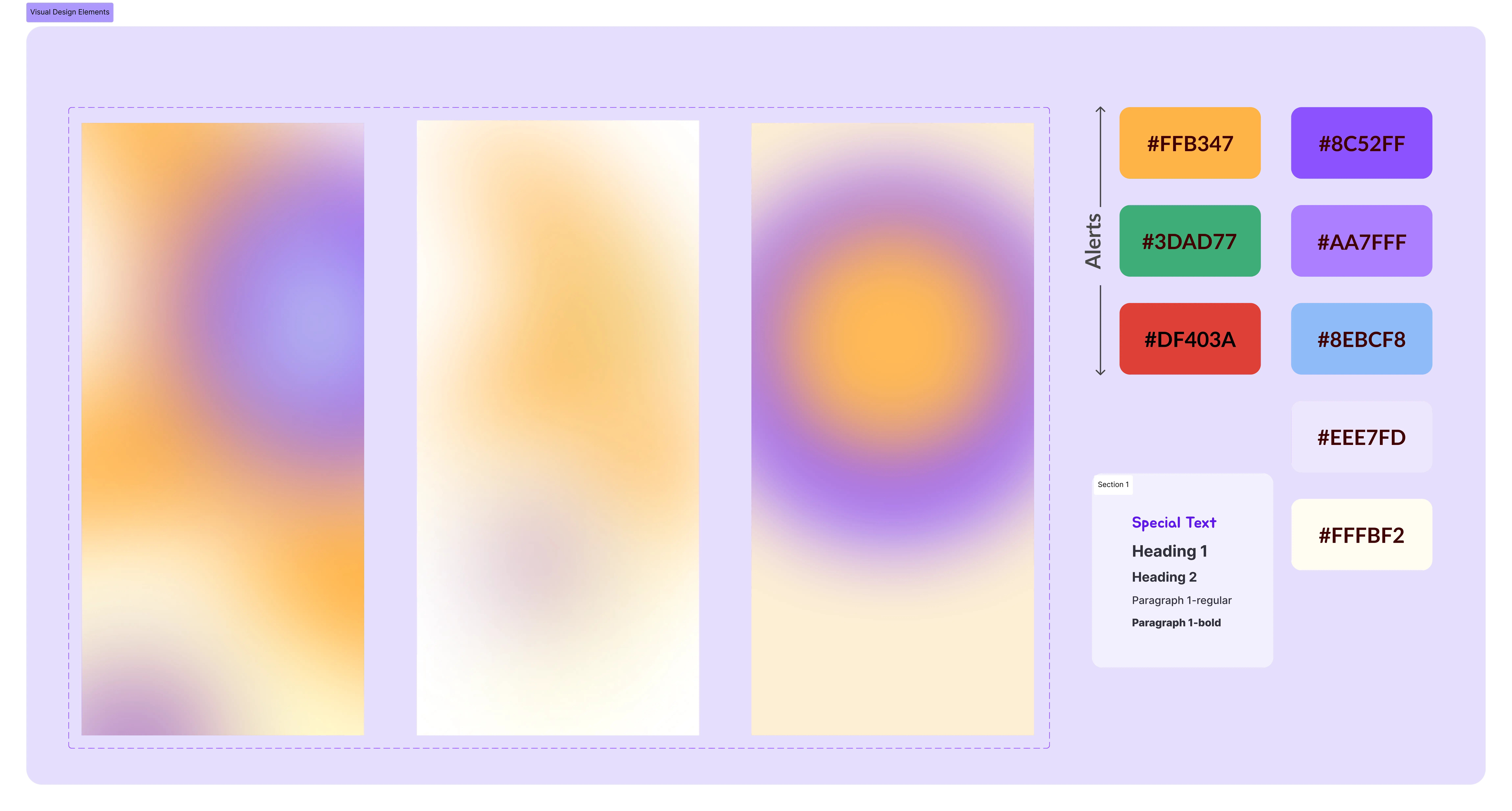 Visual design elements